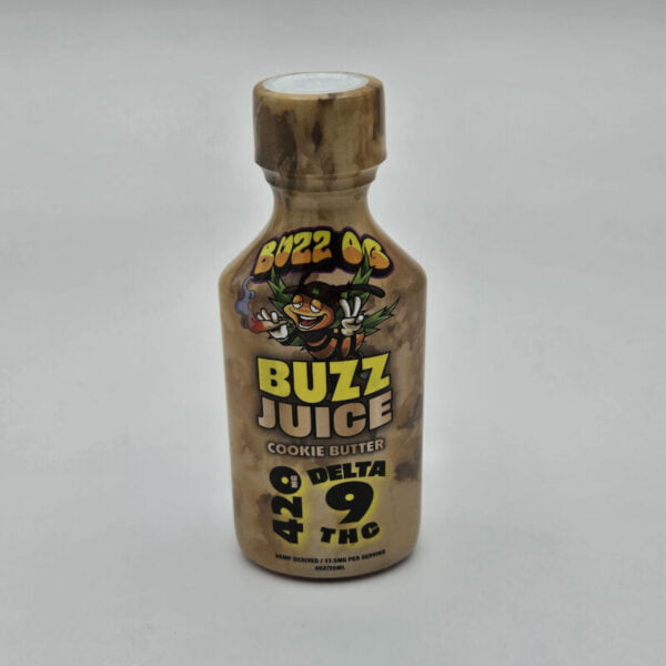 Buzz OG Delta 9 THC juice drink 420mg cookie butter