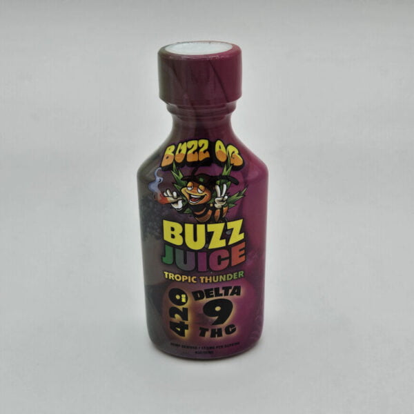 Buzz OG Delta 9 THC juice drink 420mg tropic thunder