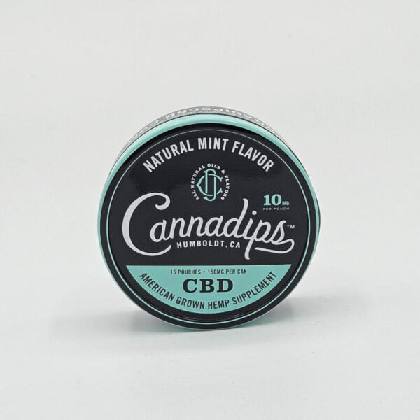 Cannadips cbd dip pouch cbd chew pouches natural mint