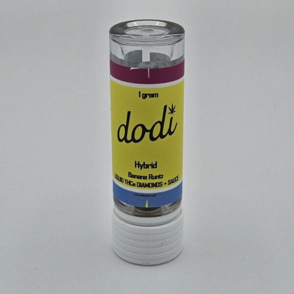 dodi 1g thca liquid diamonds infused vape cart with HTE sauce