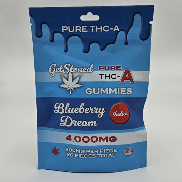 get stoned thca gummies blueberry dream