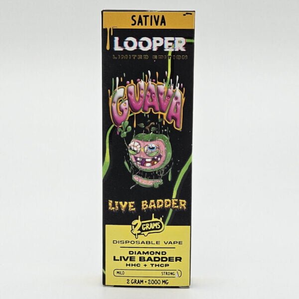 looper 2g disposable vape guava live badder