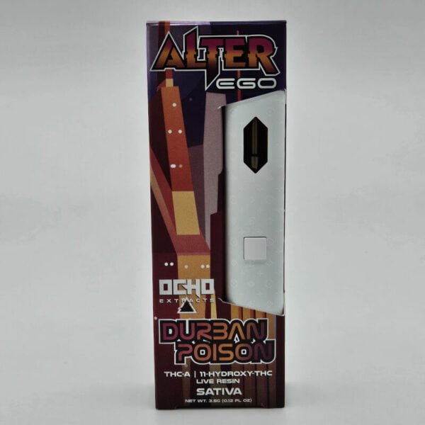 ocho extracts alter ego durbon poison disposable vape pen