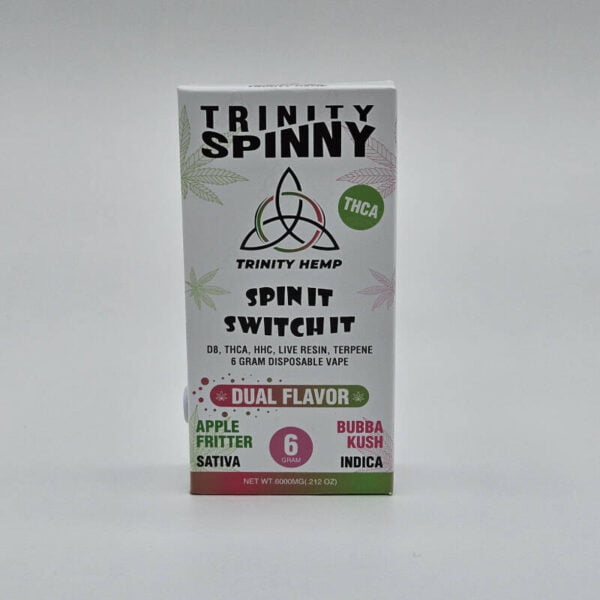 Trinity spinny thca switch disposable vape apple fritters bubba kush