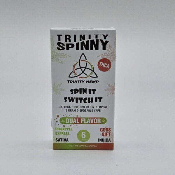 Trinity spinny thca switch disposable vape pineapple express gods gift