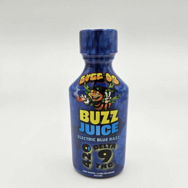 buzz og d9 syrup blue razz delta 9 thc drink