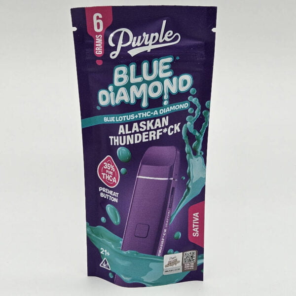 purple blue diamond alaskan thunder fuck disposable vape