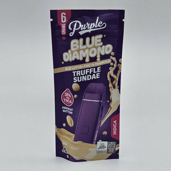 purple blue diamond truffle sundae disposable vape