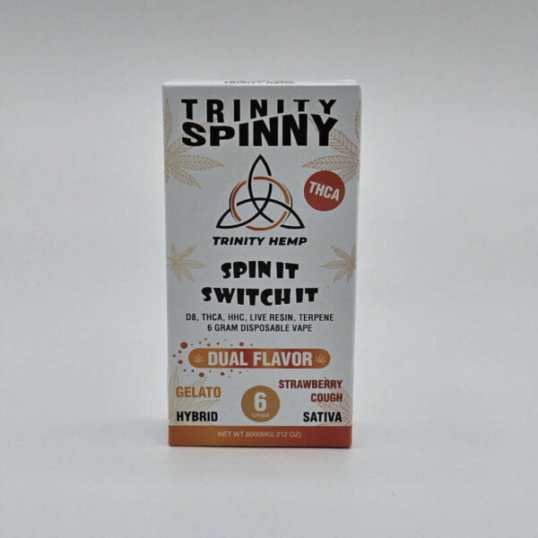 Trinity spinny thca switch disposable vape gelato strawberry cough