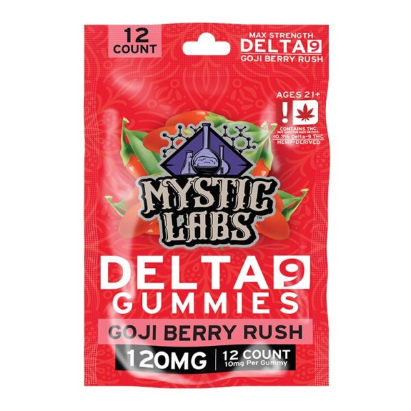 Mystic Labs D9 Gummies 10mg goji berry rush