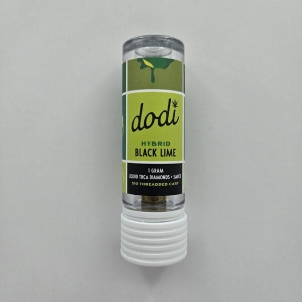 Dodi 1g thca diamond cartridge black lime