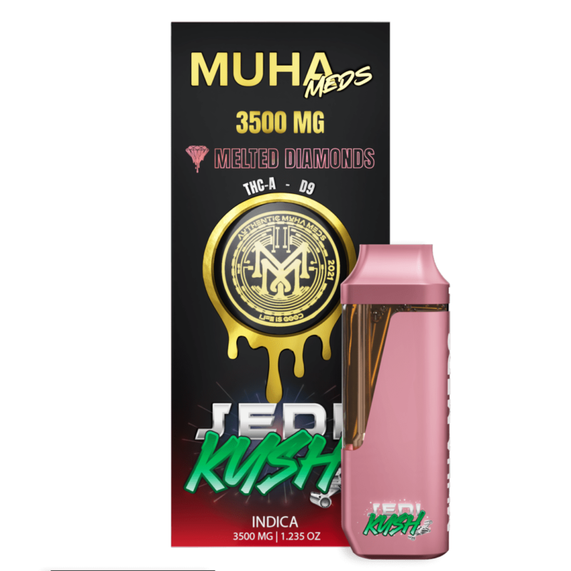 Muha Meds 3.5g Disposable Melted Diamonds Jedi Kush